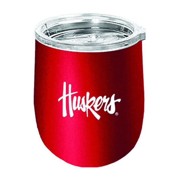 Nebraska Cornhuskers Matte Stemless Tumbler