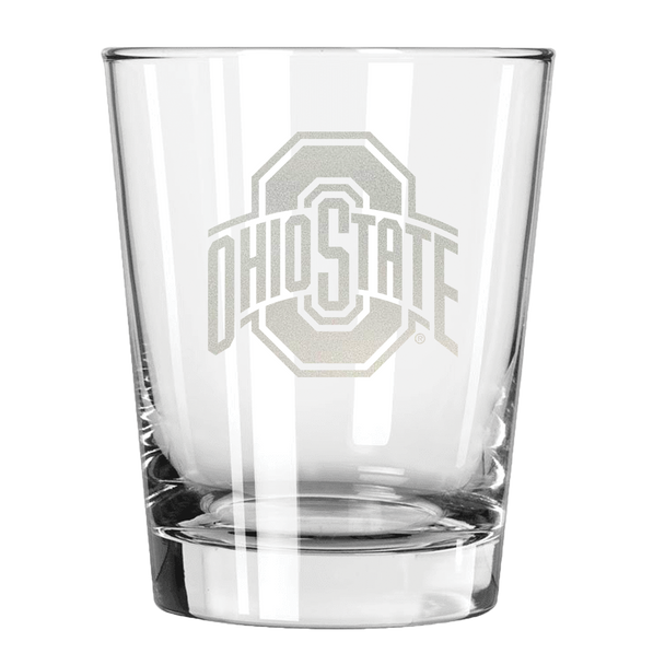 Ohio State Buckeyes 15oz Old Fashioned w/Etched Logo