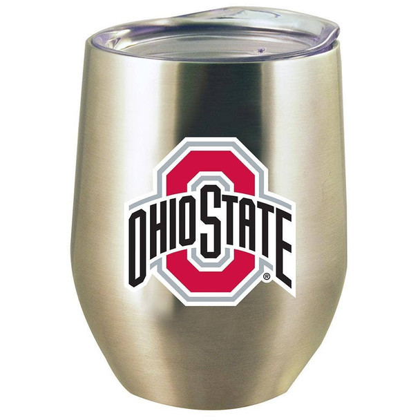 Ohio State Buckeyes 12oz Stainless Stemless Tumbler