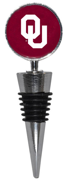 Oklahoma Sooners Stainless Steel Wine Stopper