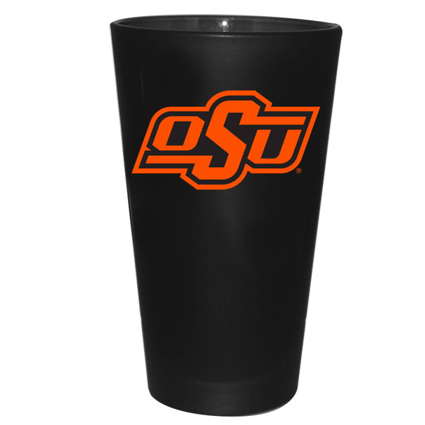 Oklahoma State Cowboys 16oz Color Frosted Pint Color Logo