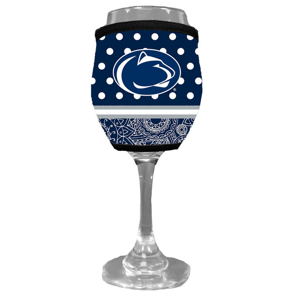 Penn State Nittany Lions Wine Glass Woozie Wrap