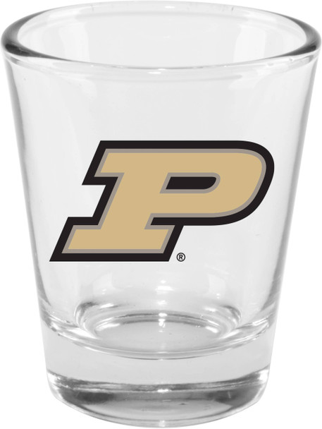 Purdue Boilermakers 2oz Clear Collector Glass