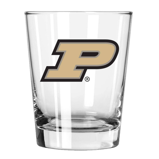 Purdue Boilermakers 15oz Old Fashioned w/Color Logo