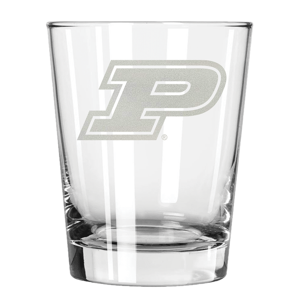 Purdue Boilermakers 15oz Old Fashioned w/Etched Logo