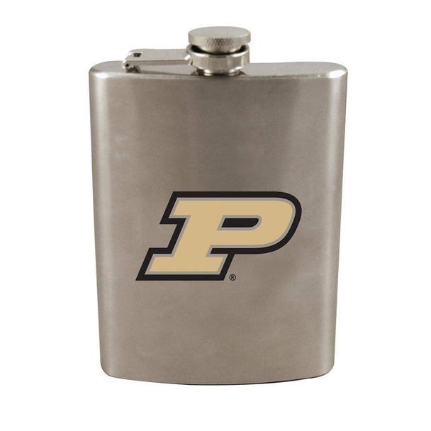 Purdue Boilermakers 8oz Stainless Steel Flask