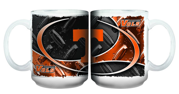 Tennessee Orange 15oz Black Diamond Plate Mug