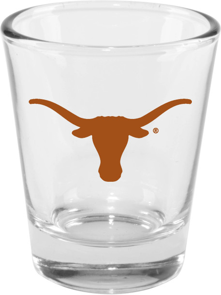 Texas Longhorns 2oz Clear Collector Glass