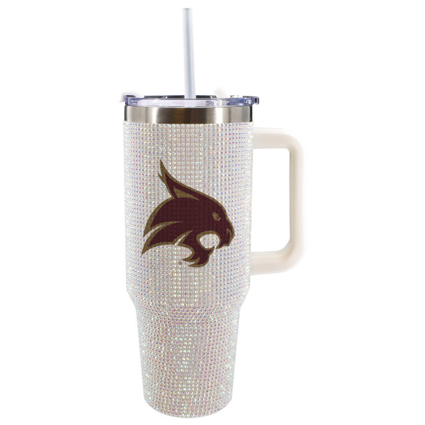 Texas State Bobcats 40oz Bling Tumbler