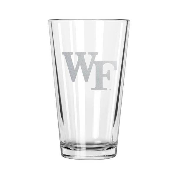 Wake Forest 16oz Pint Glass w/Etched Logo