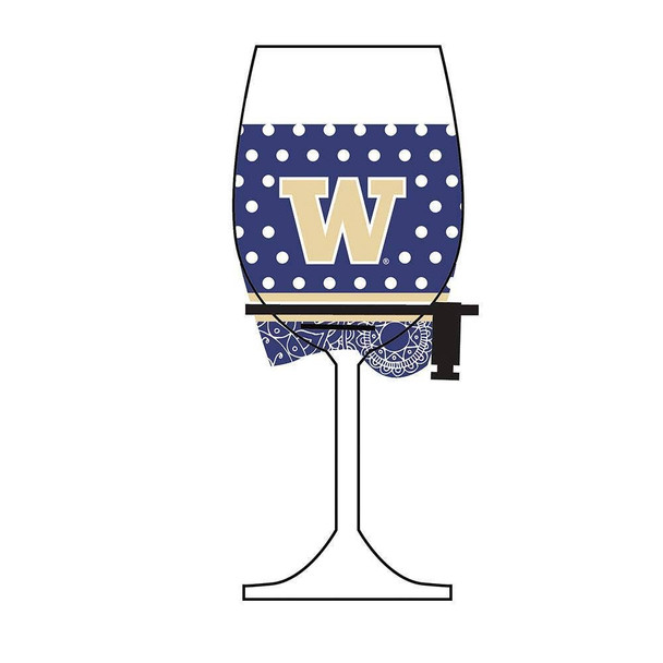 Washington Huskies Wine Glass Woozie