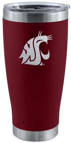 Washington State Cougars 20oz Crimson Tumbler w/Etched Logo