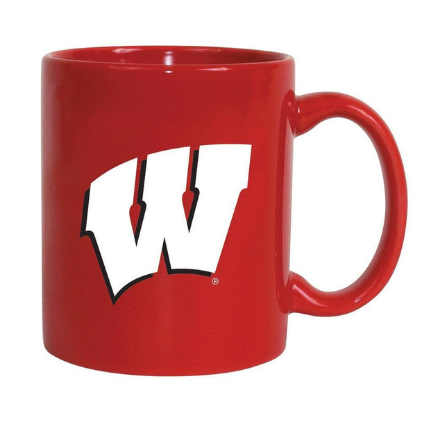 Wisconsin Badgers 11oz Colored Ceramic Mug