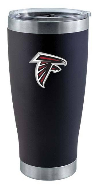 Atlanta Falcons 20oz Black Tumbler w/Color Logo