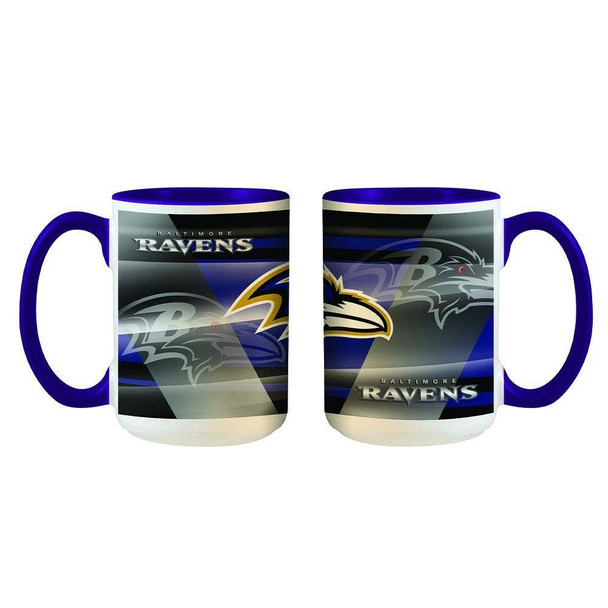 Baltimore Ravens 15oz Inner Color Shadow Mug