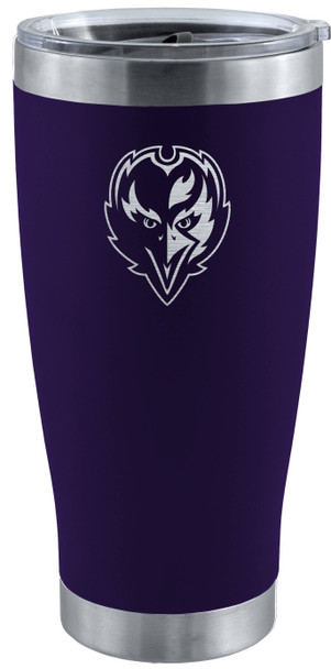 Baltimore Ravens 20oz Purple Tumbler w/Etched Logo