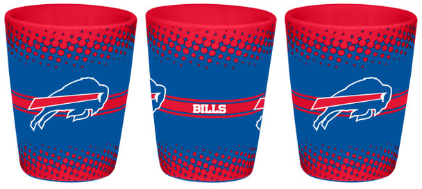 Buffalo Bills 2oz Full Wrap Collector Glass