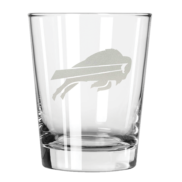 Buffalo Bills 15oz Old Fashioned w/Etched Logo
