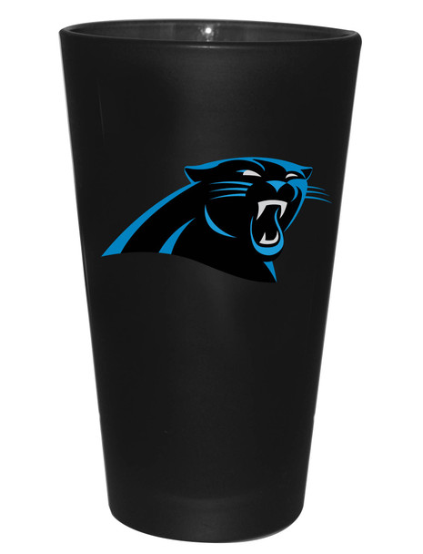 Carolina Panthers 16oz Color Frosted Pint Color Logo