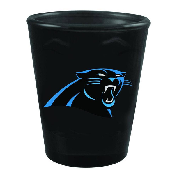 Carolina Panthers Swirl Clear Collect Glass