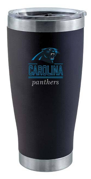 Carolina Panthers 20oz Black Tumbler w/Classic Crew Logo