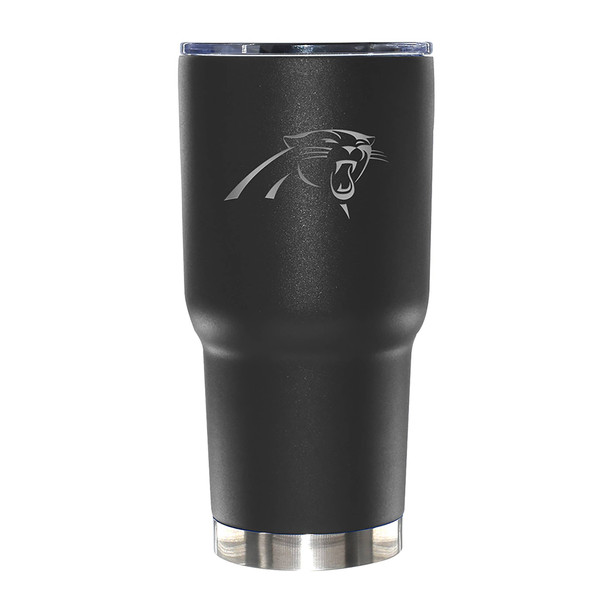 Carolina Panthers 30oz Black Etched Tumbler