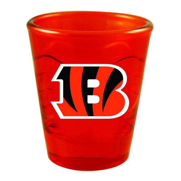 Cincinnati Bengals Swirl Clear Collect Glass