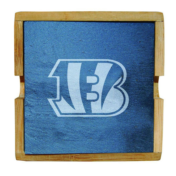 Cincinnati Bengals Slate Square Coaster Set