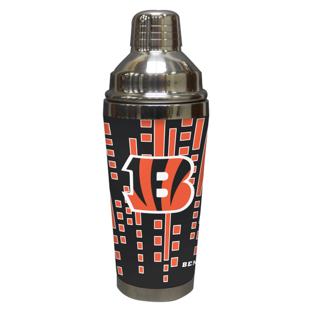Cincinnati Bengals Stainless Steel Cocktail Shaker