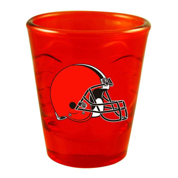 Cleveland Browns Swirl Clear Collect Glass