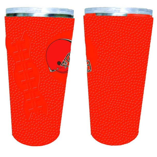 Cleveland Browns 20oz Tumbler w/Silicone Wrap