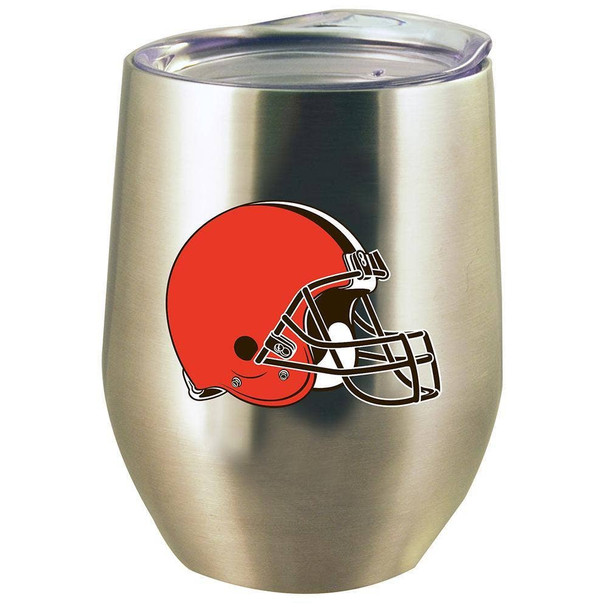 Cleveland Browns 12oz Stainless Stemless Tumbler