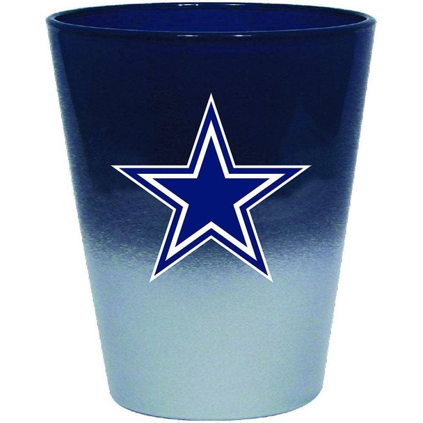 Dallas Cowboys 2oz Two Tone Collect Glass