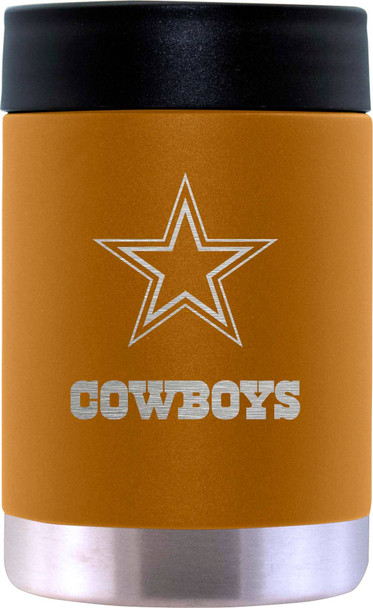 Dallas Cowboys 12oz Canyon Can Holder Etched Logo