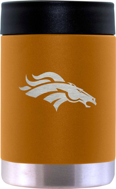 Denver Broncos 12oz Canyon Can Holder Etched Logo