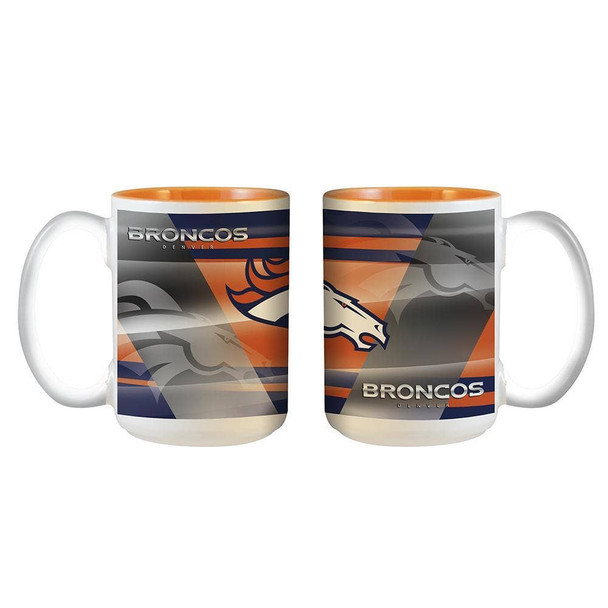 Denver Broncos 15oz Inner Color Shadow Mug