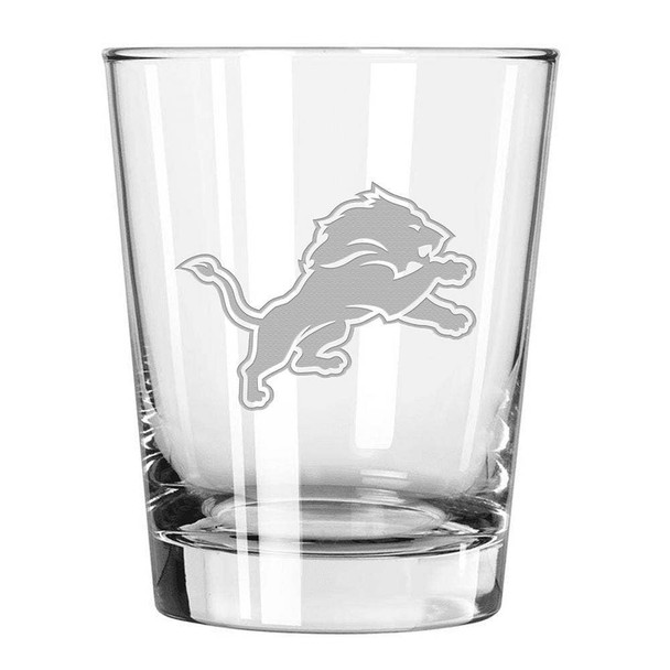 Detroit Lions 15oz Old Fashioned w/Etched Logo