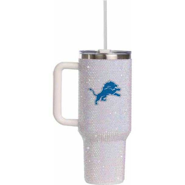 Detroit Lions 34oz Bling Tumbler