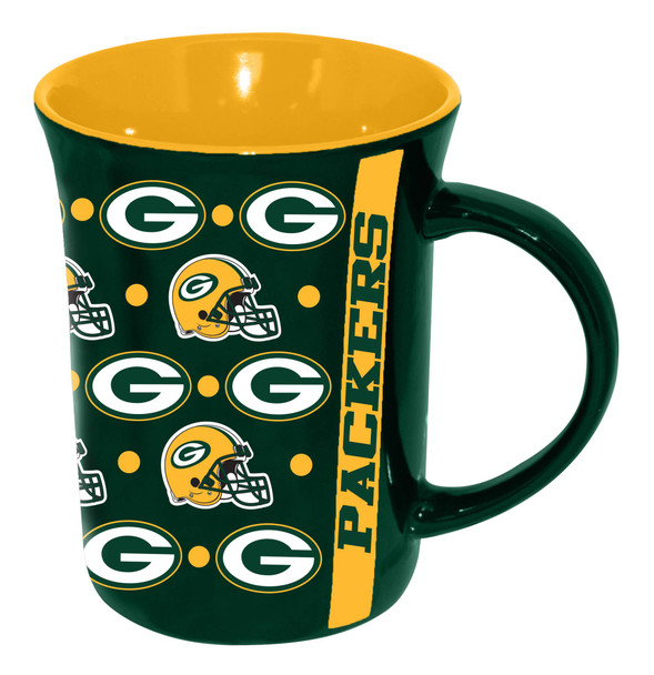Green Bay Packers 15oz Line Up Mug 2-pack