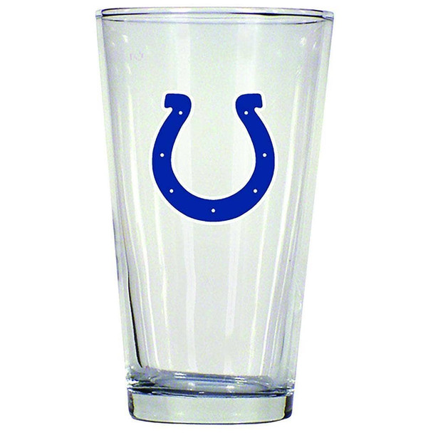 Indianapolis Colts 16oz Pint Glass w/Color Logo