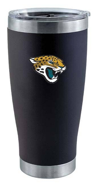 Jacksonville Jaguars 20oz Black Tumbler w/Color Logo