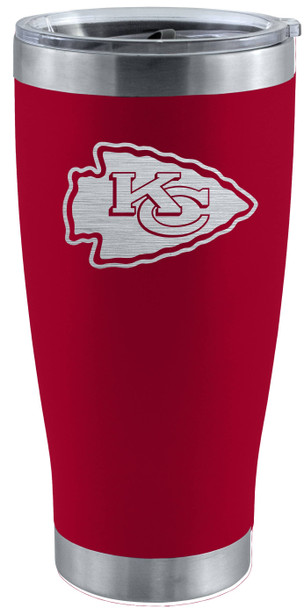 Kansas City Chiefs 20oz Red Tumbler w/Etched Logo