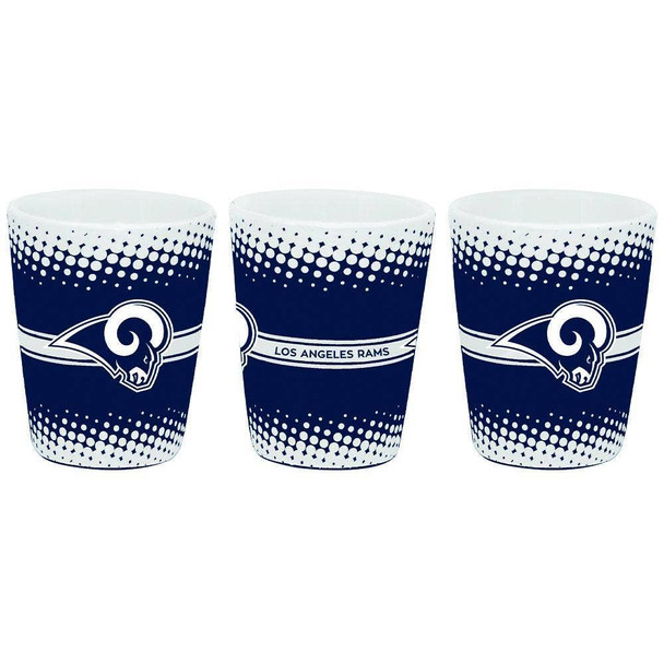 Los Angeles Rams 2oz Full Wrap Collector Glass