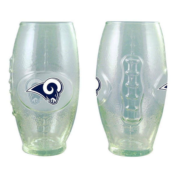 Los Angeles Rams Football Glass