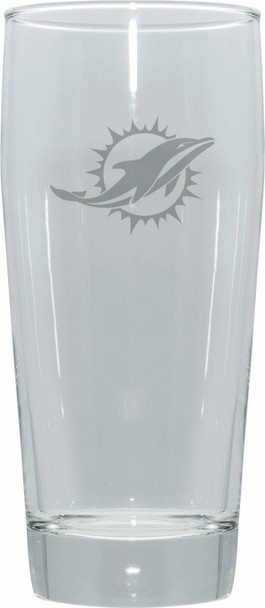 Miami Dolphins 16oz Pub Pilsner w/Etched Logo