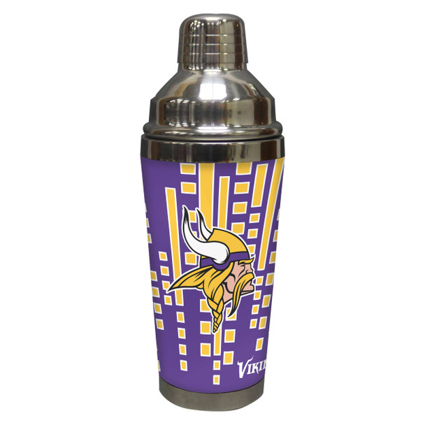 Minnesota Vikings Stainless Steel Cocktail Shaker