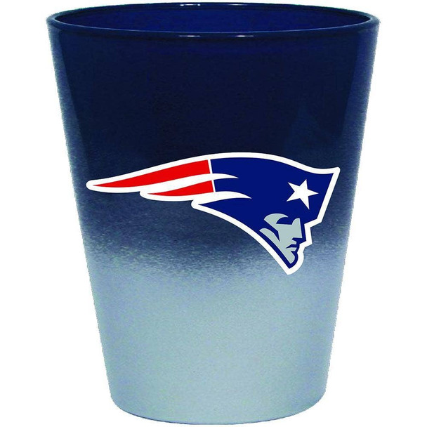 New England Patriots 2oz Two Tone Collect Glass