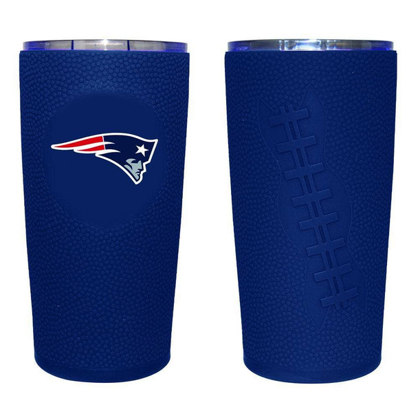 New England Patriots 20oz Tumbler w/Silicone Wrap