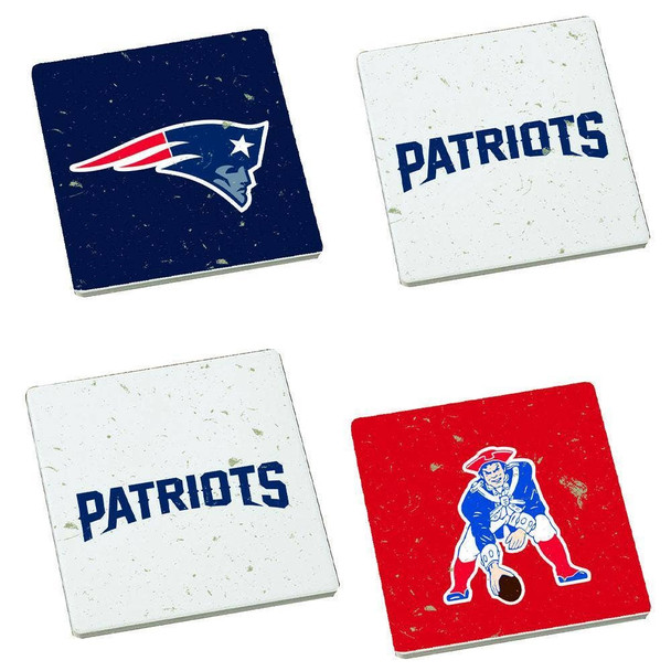 New England Patriots Vintage Coaster Set