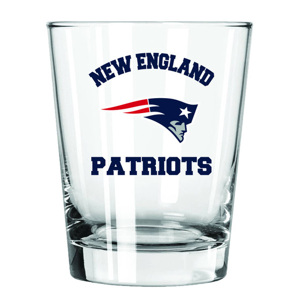 New England Patriots 15oz Old Fashioned w/Arches Logo